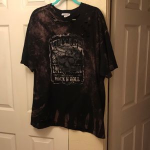 Vintage rocker T shirt dress